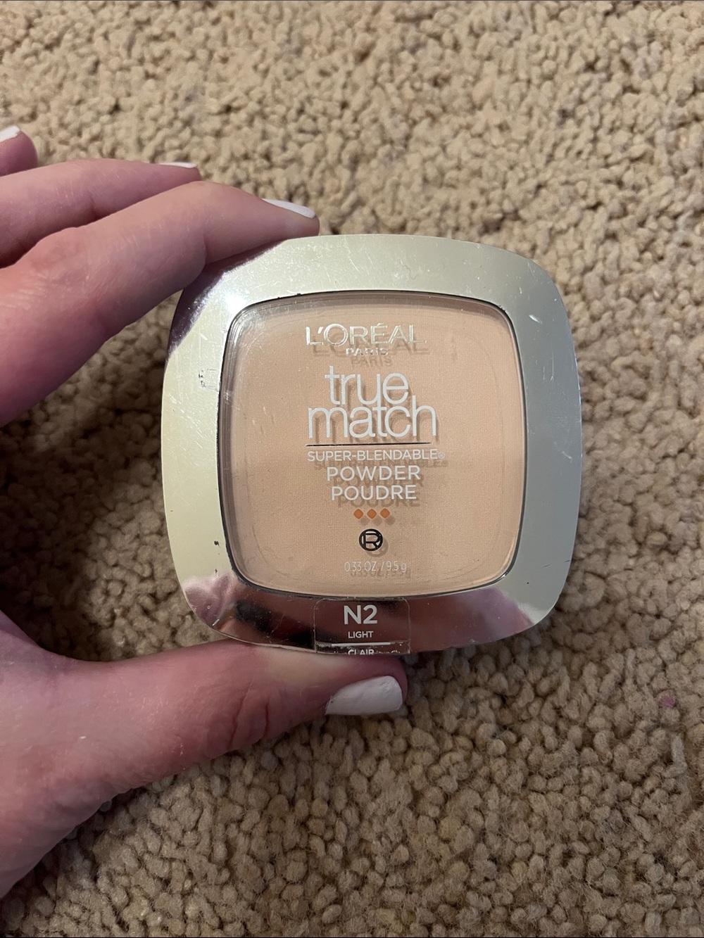 L'Oreal True Match Powder Compact in Light N2 Beige
